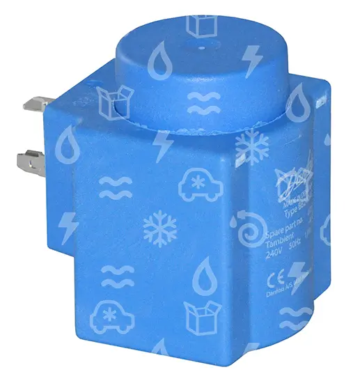 cívka ventilu Danfoss EVR, 240V AC, 50Hz, bez kabelu, 11 W, IP00